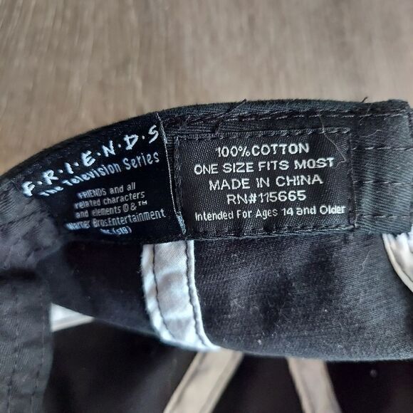 FRIENDS Black Embroidered Dad Cap - Picture 6 of 6